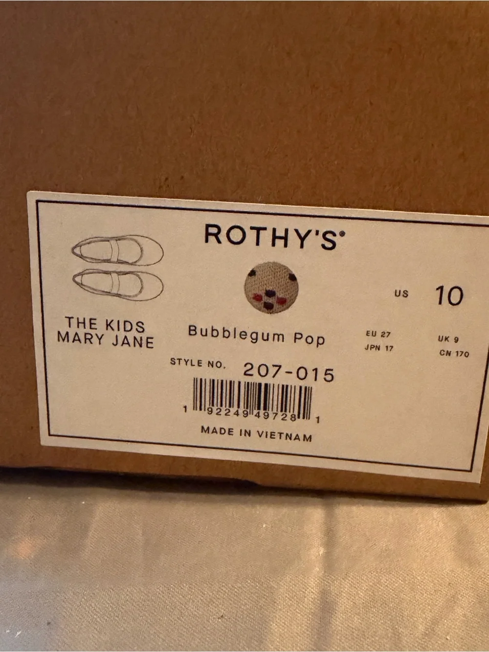 Rothy's The Kids Mary Jane Bubblegum Pop